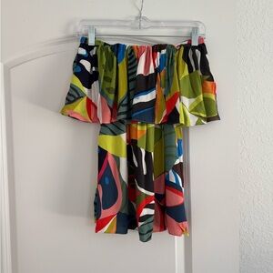 Trina Turk Agua Caliente Off the Shoulder Top